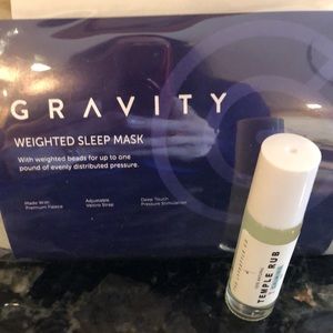 ACCEPTING REASONABLE OFFERS! New Gravity Weighted Sleep Mask & Free Temple Rub